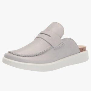 ECCO | Corksphere Mules Slides Gray Leather Sz 37